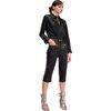The London Leather Button Up Shirt, Black - Button Downs - 3