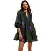 Sorrento Dress, Green/Purple - Dresses - 1 - thumbnail