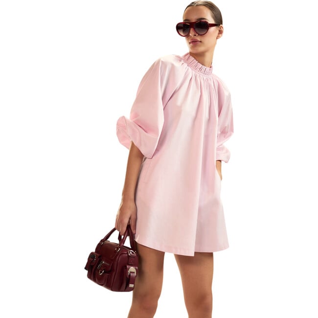 Macaron Mini Shift Dress, Pink - Dresses - 2