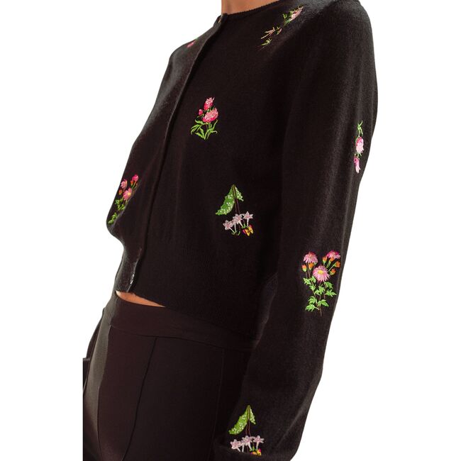 Forget Me Not Cardigan, Black Multi - Cardigans - 2