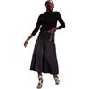 Downtown Leather Nylon Skirt, Black - Skirts - 1 - thumbnail