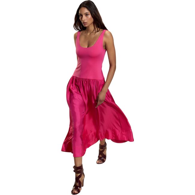 Eloise Drop Waist Dress, Pink - Dresses - 2
