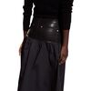 Downtown Leather Nylon Skirt, Black - Skirts - 2