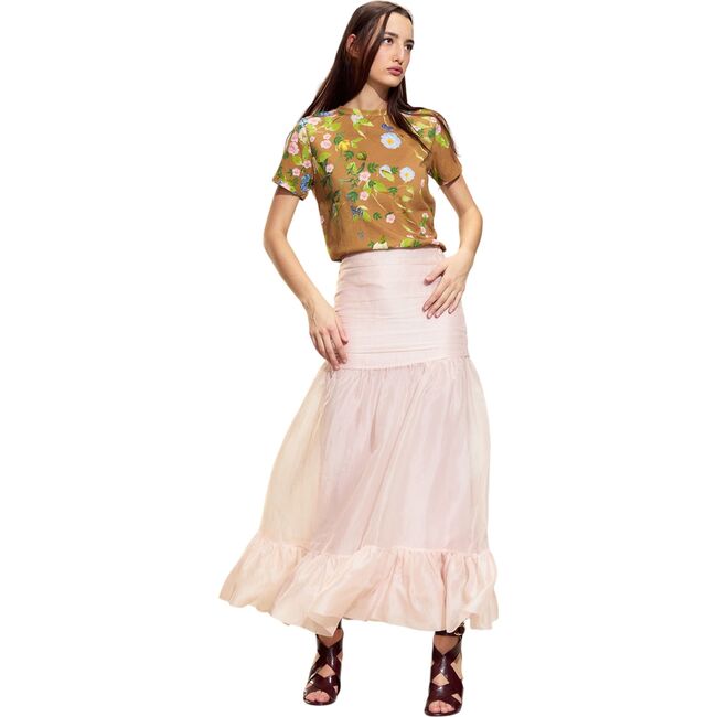 Serafina Silk Skirt, Ballet Pink