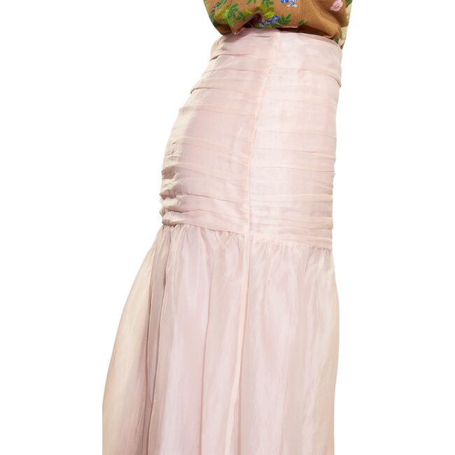 Serafina Silk Skirt, Ballet Pink - Skirts - 3