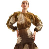 Ramie Ruffle Blouse, Golden Floral - Shirts - 2