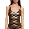 Olympia One Piece, Black/Gold - One Pieces - 1 - thumbnail