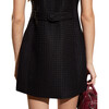 Paige Jacquard Mini Dress, Black - Dresses - 2