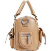 Mini Leather Cargo Bag, Brown - Bags - 2