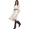 Monroe Silk Charmeuse Dress, Stone - Dresses - 3