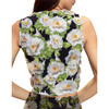 Cornelia Flower Applique Top, Black Floral - Shirts - 2