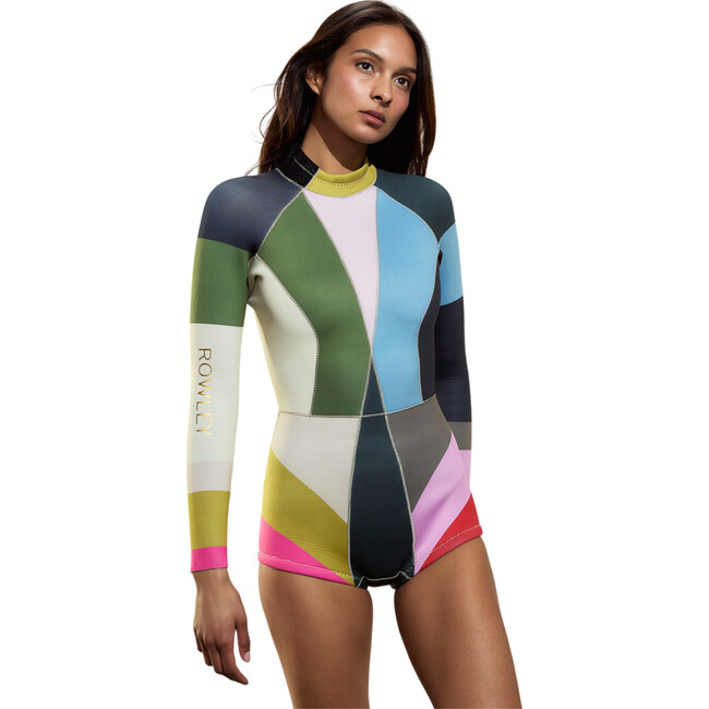 Colorblock Wetsuit, Dark Multi