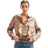 Collectible Silk Shirt, Mauve Floral - Button Downs - 1 - thumbnail