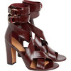 Cece Wrap Heel, Burgundy - Sandals - 1 - thumbnail