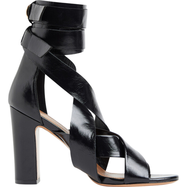 Cece Wrap Heel, Black
