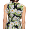 Cornelia Applique Mini Dress, Black Floral - Dresses - 2