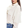Camille Ruffle Blouse, White - Shirts - 2