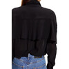Camille Ruffle Blouse, Black - Shirts - 2