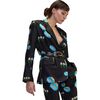 Blake Silk Twill Blazer, Black Floral - Blazers & Sport Coats - 2