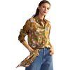 Bloom Silk Scarf, Golden Floral - Scarves - 2