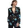 Blake Silk Twill Blazer, Black Floral - Blazers & Sport Coats - 1 - thumbnail
