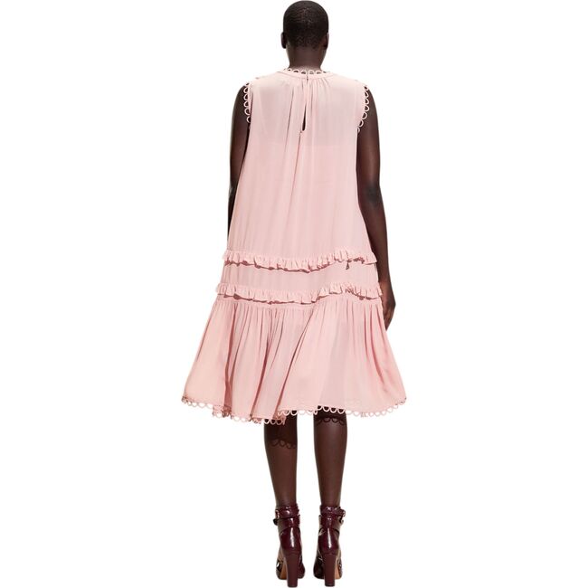 Annabelle Sleeveless Midi Dress, Mauve