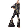 Amalfi Flare Pant, Black Gold - Pants - 1 - thumbnail