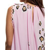Amalfi Sleeveless Midi Dress, Pink Gold - Dresses - 1 - thumbnail