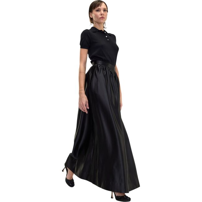 Belle Maxi Skirt, Black - Skirts - 2
