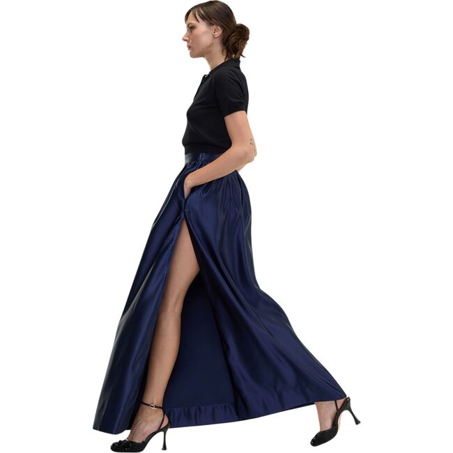 Belle Maxi Skirt, Navy - Skirts - 2