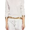 Athena Long Sleeve Tee, White - T-Shirts - 2