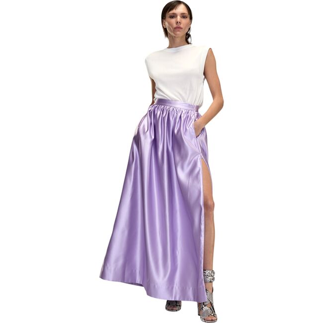 Belle Maxi Skirt, Lavendar - Skirts - 3
