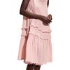 Annabelle Sleeveless Midi Dress, Mauve - Dresses - 3