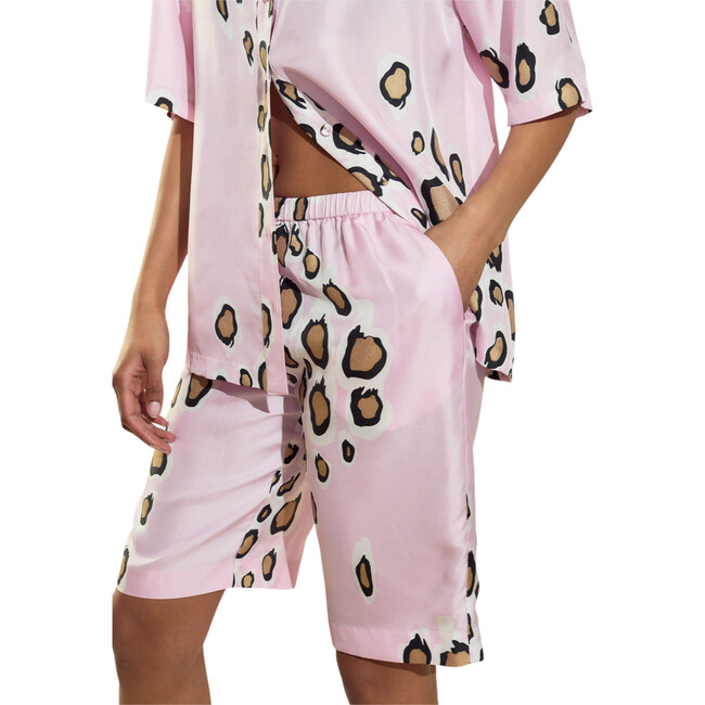 Amalfi Gold Foil Shorts, Pink Gold - Shorts - 3