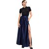 Belle Maxi Skirt, Navy - Skirts - 3
