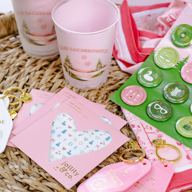 Camp Bachelorette Bride Nail Stickers - Favors - 2