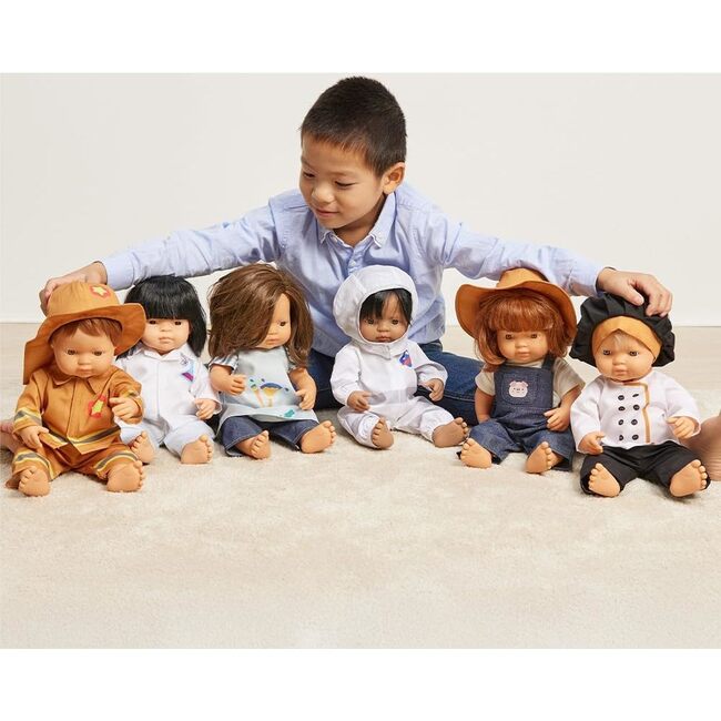 Baby Doll African Boy with Down Syndrome - 12 5/8" - Dolls - 3