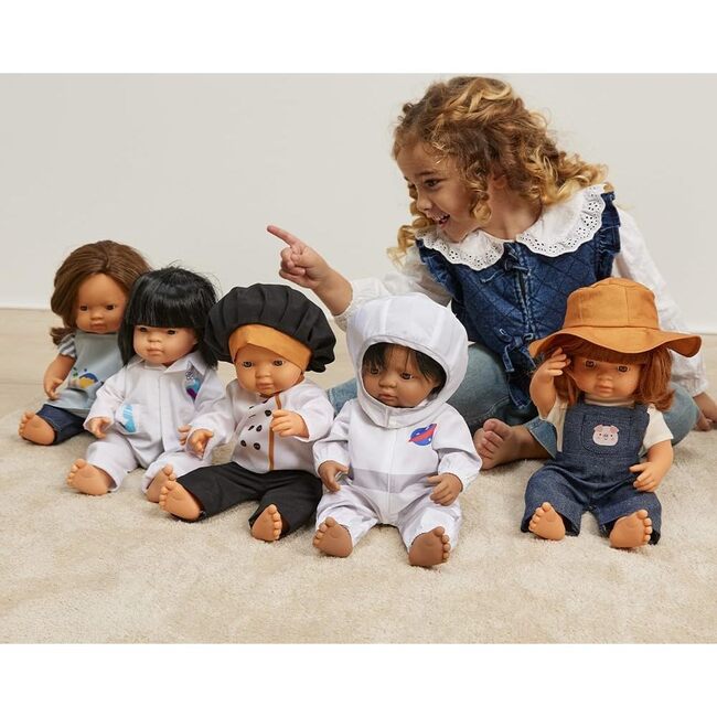 Baby Doll African Boy with Down Syndrome - 12 5/8" - Dolls - 5