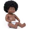 African Girl Baby Doll with Black Hair and Down Syndrome - 15" - Dolls - 1 - thumbnail