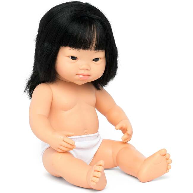 Asian Baby Girl Doll with Down Syndrome - 15''