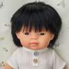 Asian Boy Baby Doll with Black Hair - 15" - Dolls - 2