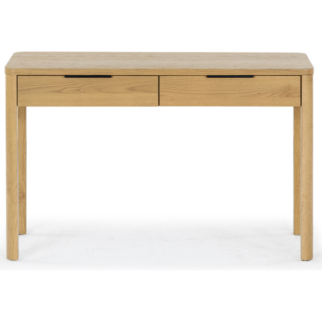 Gabrietta 2 Drawer Wood Desk, Natural