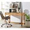 Gabrietta 2 Drawer Wood Desk, Natural - Desks - 2