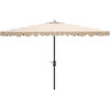 Vienna 6.5X10 Rect Umbrella, Beige - Umbrellas - 1 - thumbnail