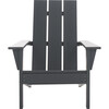 All Weather Adirondack Chair, Grey - Accent Seating - 1 - thumbnail