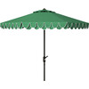 Elegant Valance 9Ft Umbrella, Green - Umbrellas - 1 - thumbnail