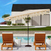Vienna 6.5X10 Rect Umbrella, Beige - Umbrellas - 2