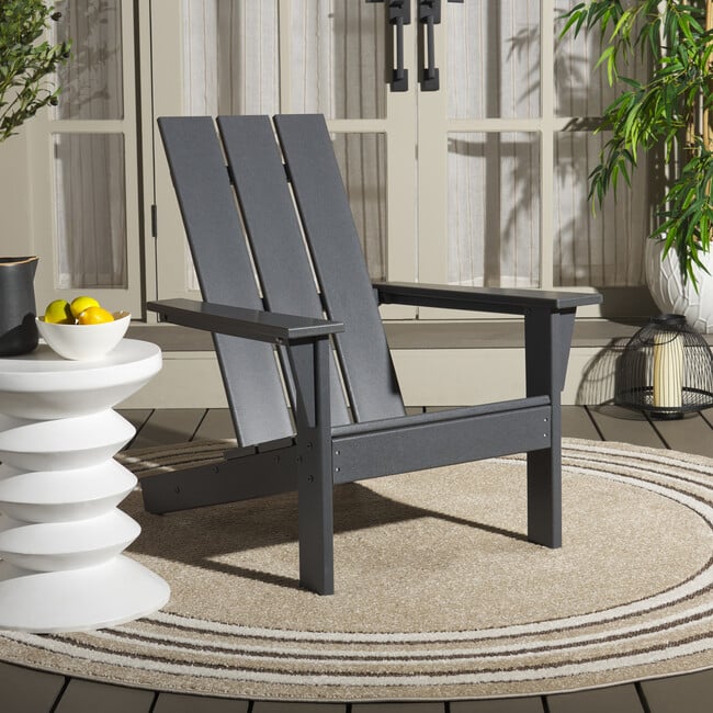 All Weather Adirondack Chair, Grey