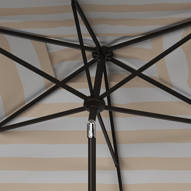 Vienna 6.5X10 Rect Umbrella, Beige - Umbrellas - 3