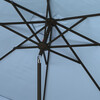 Elegant Valance 9Ft Umbrella, Blue - Umbrellas - 3